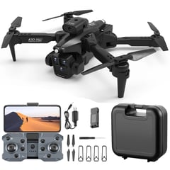 AMERICAN GENERICS - Drone K10 Max Wifi 2.4g 3 Cámaras 4k Hd Sensor De Obstáculos