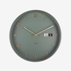 PRESENT TIME - Reloj Pared Data Flip Verde