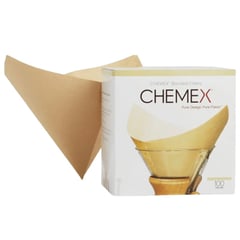 CHEMEX - Filtro Papel Natural Cafetera Original X100 6-10 Tazas