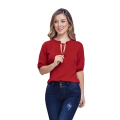 MARKETING PERSONAL - Blusa Mujer Rojo Mp 91727