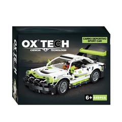 OX TOYS - OX Tech Juguete para construir carro de carreras 649 piezas