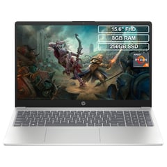 HP - Portátil 15-fc0009la Ryzen 5 7520U 8GB 256GB FHD 15