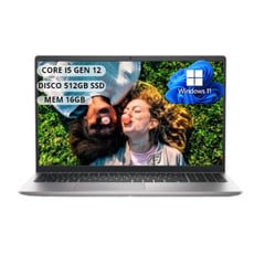 DELL - Portatil Inspiron 3520 Intel Core i5 1235U 16GB 512GB FHD 15.6 120Mhz windows 11