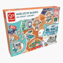 HAPE - Juego Creativo Imánes Amigos del espacio Para Pintar Niños