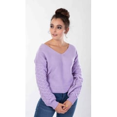 HIGHLAND - Sweater Dan Color Lila