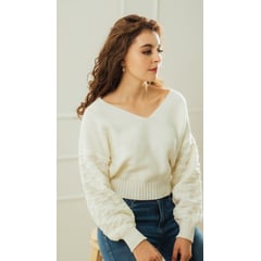 HIGHLAND - Sweater Dan Color Marfil