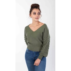 HIGHLAND - Sweater Dan Color Verde oliva