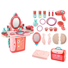 IMPORTACIONES UNIVERSO - Juguete Maletín Tocador Set De Maquillaje Portable Infantil