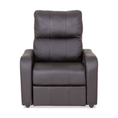 ELITE LIVING - SILLA RECLINABLE DAYTONA CUERO SINTETICO NEGRO