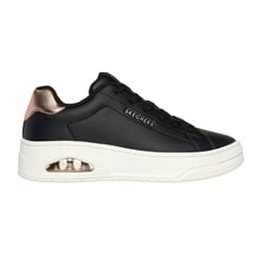 SKECHERS - TENIS NEGRO PARA MUJER SK UNO COURT COURTED BLACK 177700BLK