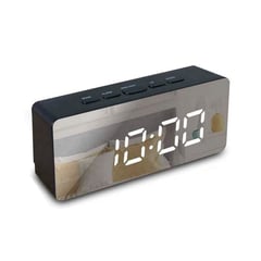 GENERICO - Reloj De Mesa Despertador Digital Yq-719 Temperatura Alarma