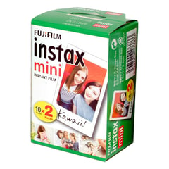 FUJIFILM - Película instax mini instantánea papel fotografía 20 unidades