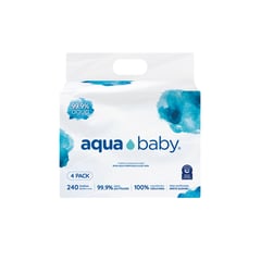 AQUA BABY - Toallitas Húmedas 240 Unidades