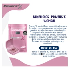 GENERICO - Pastillas potenciadoras femenina Power Sex potencializador femenino x20