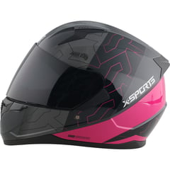 X SPORTS - CASCO M67 CERTIFICADO XPIDER ROSA BRILLO TLL M