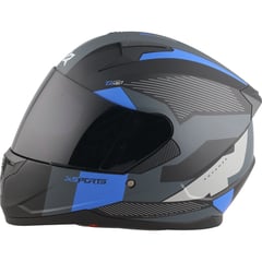 X SPORTS - CASCO M67 CERTIFICADO ADVANXE AZUL MATE TLL S