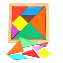 IMPORTACIONES UNIVERSO - Juego Educativo Tangram Pequeño 5 Mm Liviano