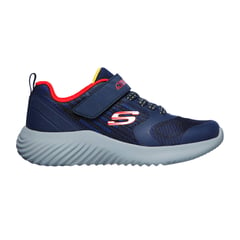 SKECHERS - TENIS AZUL PARA NIÑO SK BOUNDER GORVEN NAVY 403732NVRD