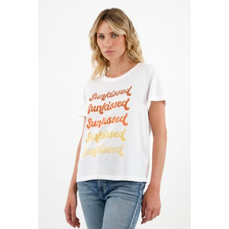 TENNIS - Camiseta estampada blanca para mujer