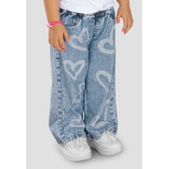 MARKETING PERSONAL - Pantalón Infantil Femenino Azul Claro Mp 103246