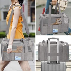 ASIA IMPORT - Guacal Tipo Bolso Transportador De Mascotas Talla M Avion