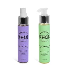 KHOL - Kit Gel Limpiador Facial + Tónico Facial x 55g