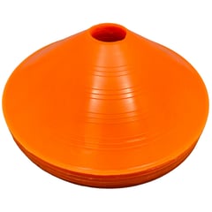 OZONE - Set Por 10 Platillos De Entrenamiento En Polietileno Naranja