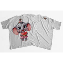 GENERICO - Camiseta Piel Durazno Elefante Cute 3