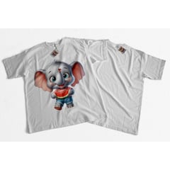 GENERICO - Camiseta Piel Durazno Elefante Cute 5
