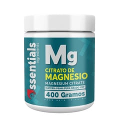 ESSENTIALS - Citrato de Magnesio polvo 400gr -