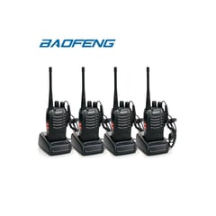 BAOFENG - 4 Radios Woki Toki Comunicacion Boquitoquis Seguridad