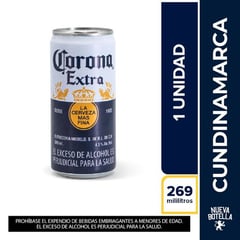 CORONA EXTRA - Cerveza Corona Lata 269 Ml