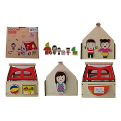 IMPORTACIONES UNIVERSO - Casa Didactica Figuras Encajables Montessori