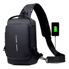 GENERICO - Bolso De Seguridad Morral Anti Robo Puerto Usb Impermeable