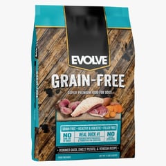 EVOLVE - Dog Grain Free "Real Duck" x 4.98 kg.