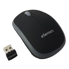 ESENSES - Mouse optico Inalambrico USB Negro WOM-1010