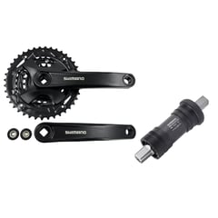 SHIMANO - Triplato Fc-mt101 9v + Eje De Centro Cartucho Un101