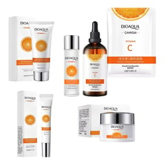 BIOAQUA - Kit de Vitamina C Aclarante Antiedad original x6 productos