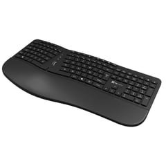 KLIP XTREME - Teclado Premium Ergonómico e Inalámbrico Klip Xtrem Español - 2.4 GHz negro