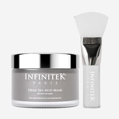 INFINITEK PARIS - Mascarilla de Barro del Mar Muerto + Silicone Mask Brush