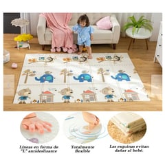 SHEN HUANG - Tapete Antigolpe Reversible Plegable Infantil