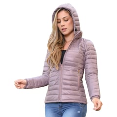 SYK - Chaqueta Para Mujer Impermeable Colores Forrada