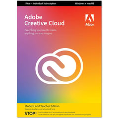 ADOBE - Creative Cloud 1 Año 100 Gb Suscripcion Todas las Apps