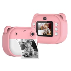 GENERICO - Camara de impresión Instantanea Niños Doble Camara AX3290 HD rosa