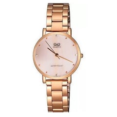 Q AND Q - Reloj Q&q Qyq Elegante Glamour Acero + Estuche Dama