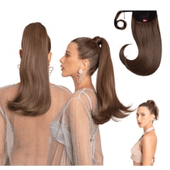 MY DOLL HAIR - Ponytail Paris 18 pulgadas - Castaño Dorado