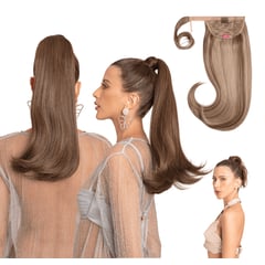 MY DOLL HAIR - Ponytail Paris 18 pulgadas - Rubio Cenizo