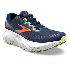 BROOKS - Tenis Caldera 6 Hombre Azul/Naranja