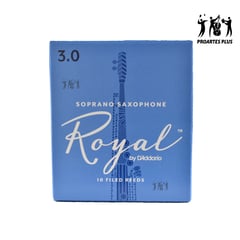 RICO ROYAL - Caña Saxo Soprano Bb # 3 Rib1030 Caja X 10