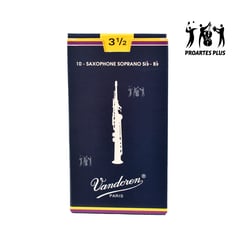 VANDOREN - Caña Saxo Soprano Bb # 3.5 Sr2035 Caja X 10